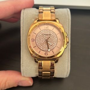 Rose Gold Coach Watch